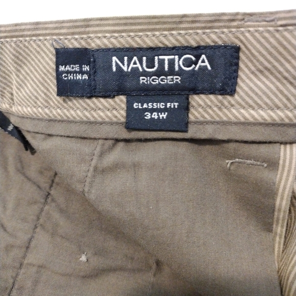 Nautica - Rigger Classic Fit Striped Shorts - Picture 9 of 11